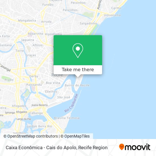 Caixa Econômica - Cais do Apolo map