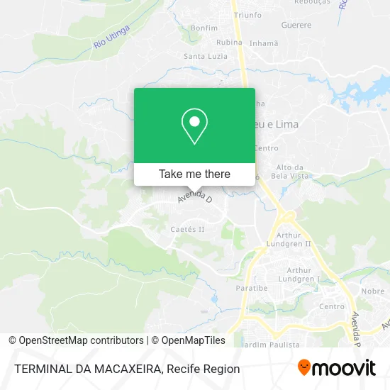 TERMINAL DA MACAXEIRA map