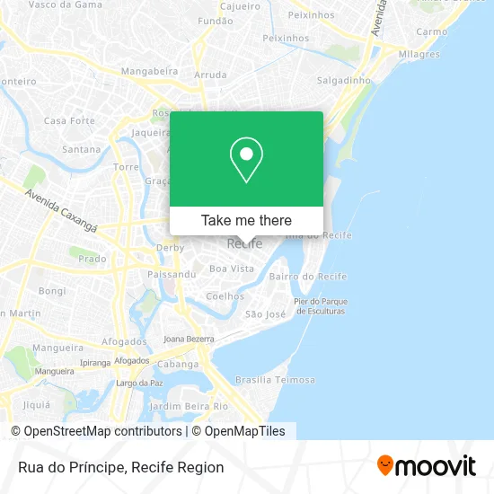 Rua do Príncipe map