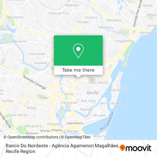 Banco Do Nordeste - Agência Agamenon Magalhães map