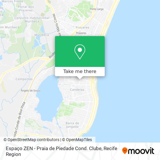 Espaço ZEN - Praia de Piedade Cond. Clube map