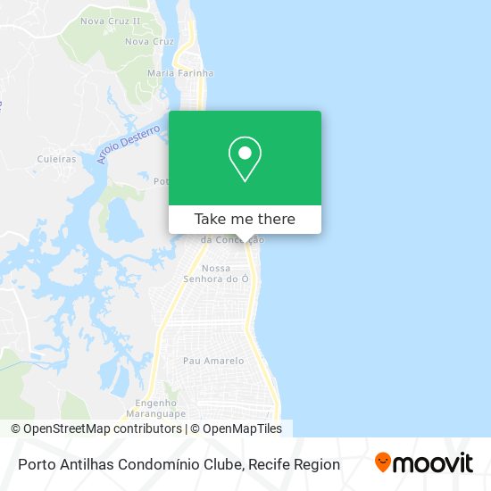 Porto Antilhas Condomínio Clube map