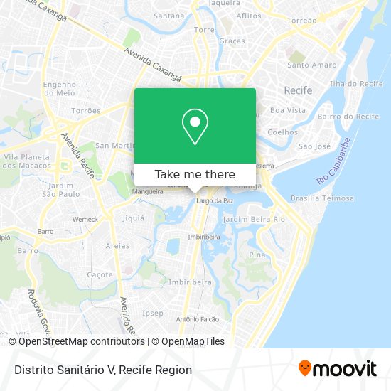 Distrito Sanitário V map