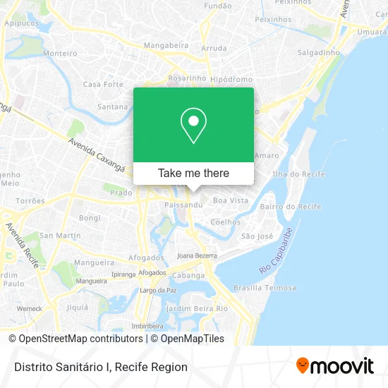 Distrito Sanitário I map