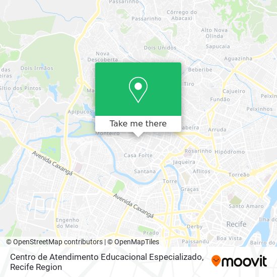 Centro de Atendimento Educacional Especializado map