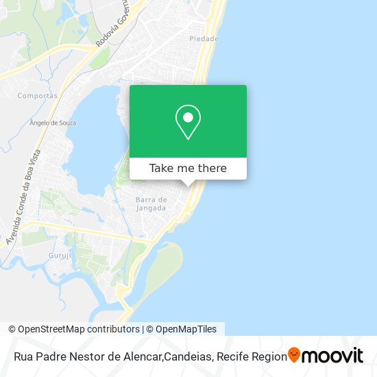 Rua Padre Nestor de Alencar,Candeias map