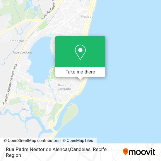 Rua Padre Nestor de Alencar,Candeias map