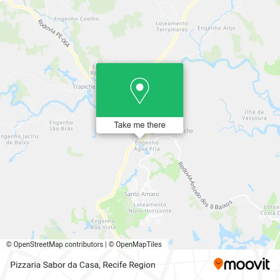 Pizzaria Sabor da Casa map
