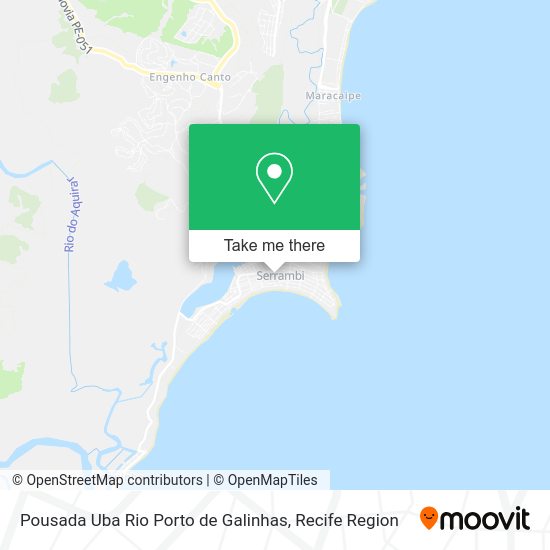 Pousada Uba Rio Porto de Galinhas map