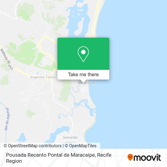 Pousada Recanto Pontal de Maracaípe map
