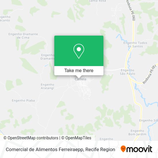 Comercial de Alimentos Ferreiraepp map