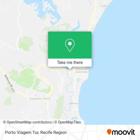 Porto Viagem Tur map