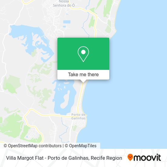 Villa Margot Flat - Porto de Galinhas map