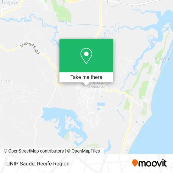 UNIP Saúde map