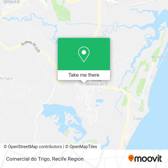 Comercial do Trigo map