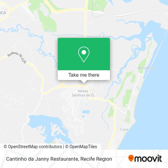 Cantinho da Janny Restaurante map
