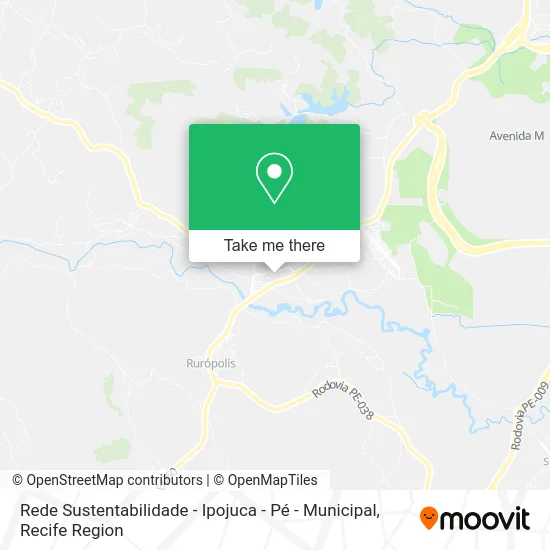 Rede Sustentabilidade - Ipojuca - Pé - Municipal map