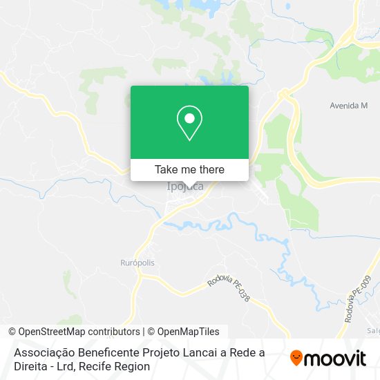 Associação Beneficente Projeto Lancai a Rede a Direita - Lrd map