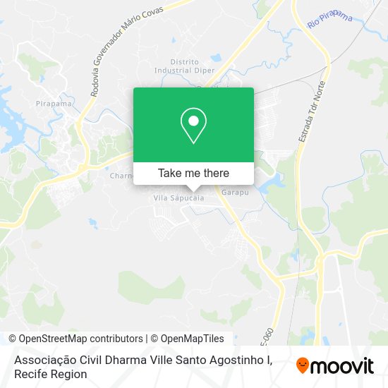 Associação Civil Dharma Ville Santo Agostinho I map