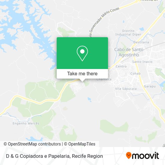 D & G Copiadora e Papelaria map