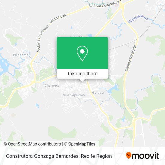 Construtora Gonzaga Bernardes map