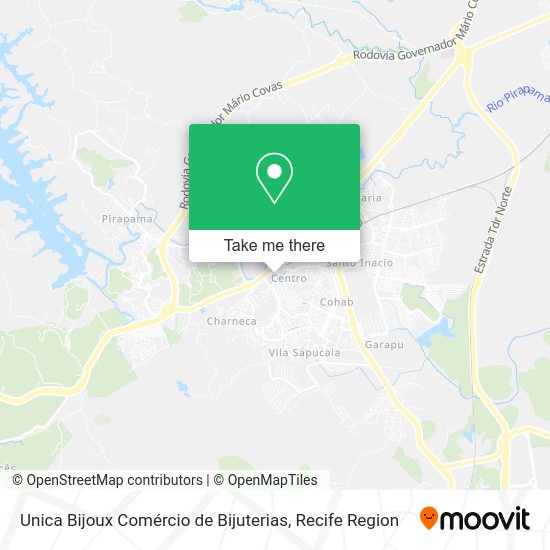 Unica Bijoux Comércio de Bijuterias map