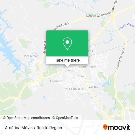 América Móveis map