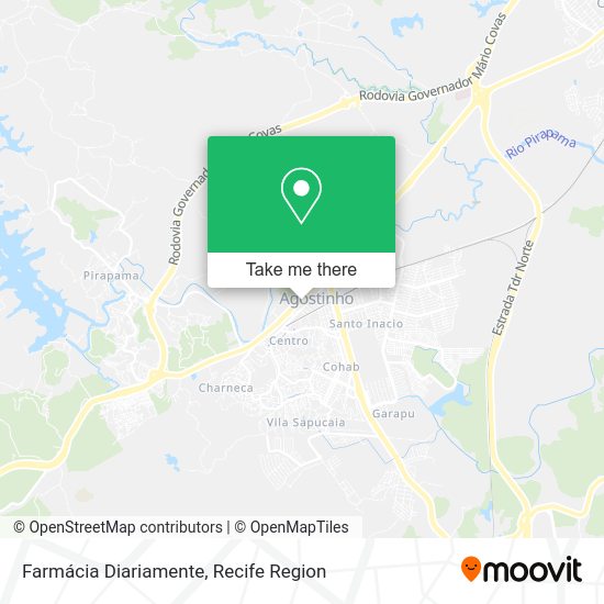 Farmácia Diariamente map