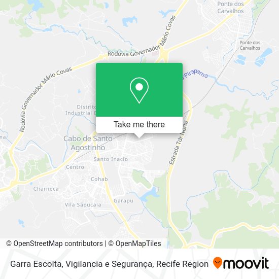 Garra Escolta, Vigilancia e Segurança map