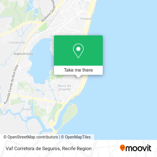 Vaf Corretora de Seguros map