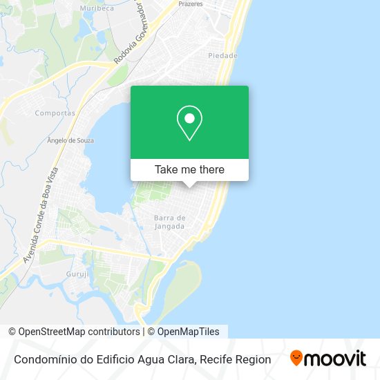 Condomínio do Edificio Agua Clara map