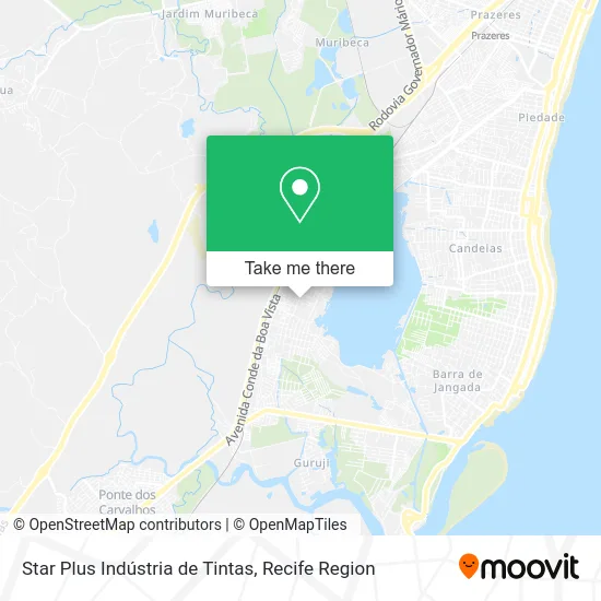 Star Plus Indústria de Tintas map