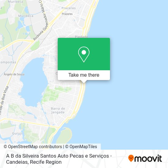 A B da Silveira Santos Auto Pecas e Serviços - Candeias map