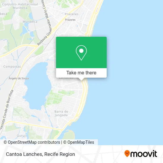 Cantoa Lanches map