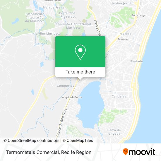 Termometais Comercial map