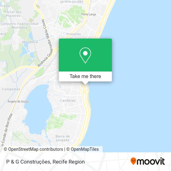 P & G Construções map
