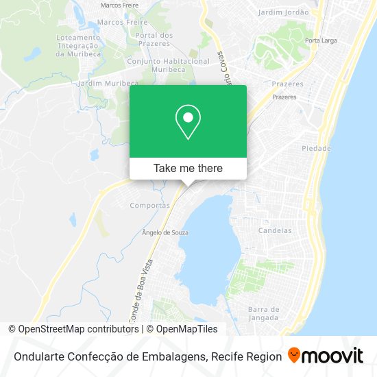 Ondularte Confecção de Embalagens map