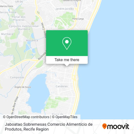 Jaboatao Sobremesas Comercio Alimentício de Produtos map