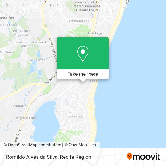 Romildo Alves da Silva map