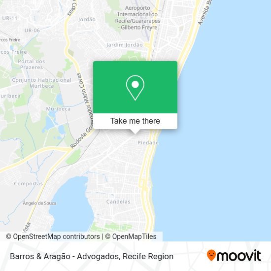 Barros & Aragão - Advogados map
