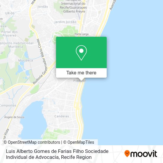 Luis Alberto Gomes de Farias Filho Sociedade Individual de Advocacia map