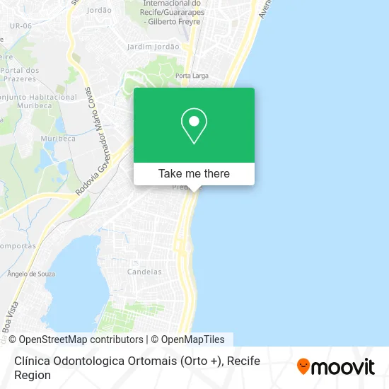 Clínica Odontologica Ortomais (Orto +) map