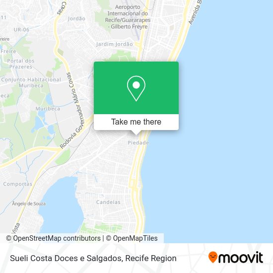 Sueli Costa Doces e Salgados map