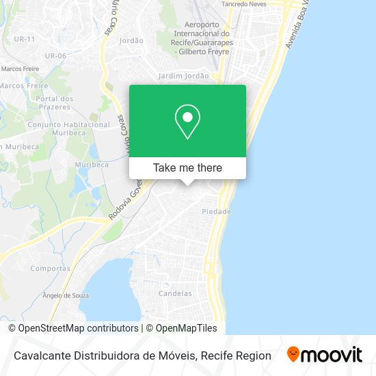 Cavalcante Distribuidora de Móveis map