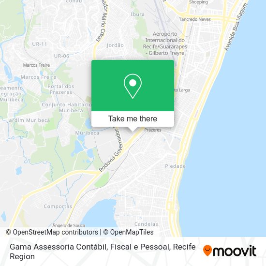 Gama Assessoria Contábil, Fiscal e Pessoal map