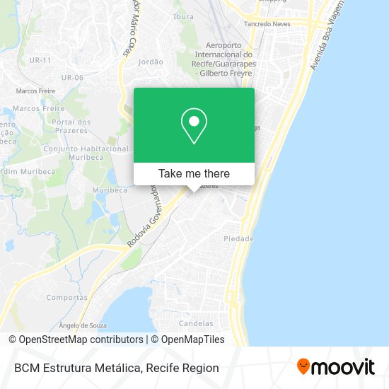 BCM Estrutura Metálica map