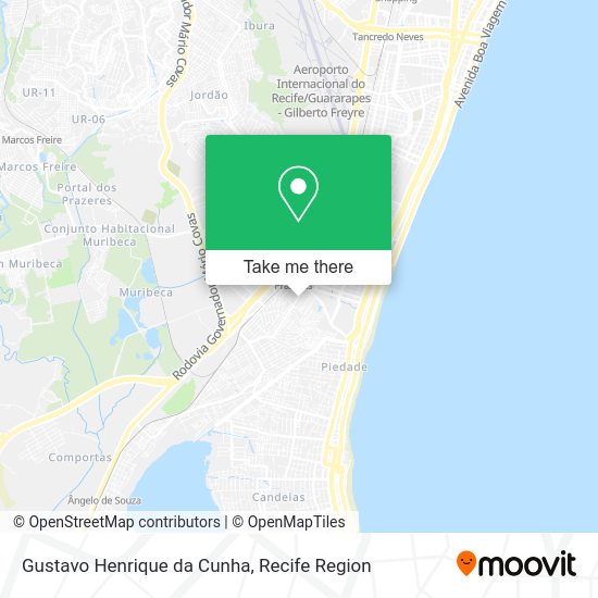 Gustavo Henrique da Cunha map