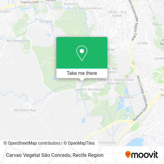 Carvao Vegetal São Conrado map