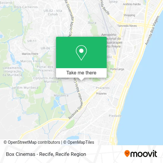 Box Cinemas - Recife map