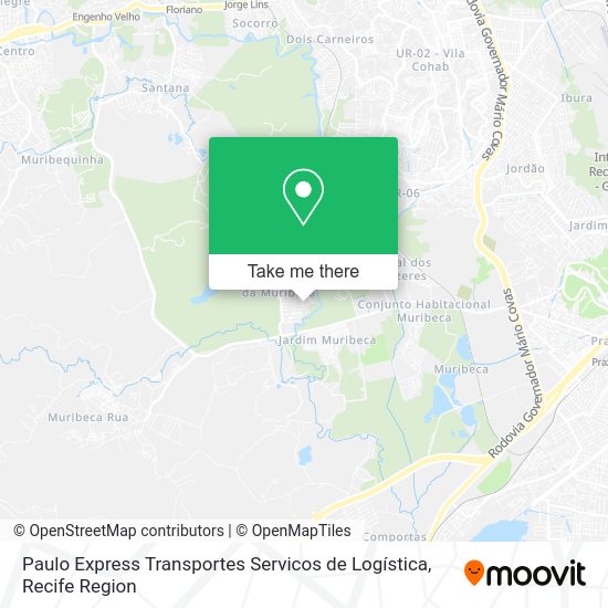 Paulo Express Transportes Servicos de Logística map